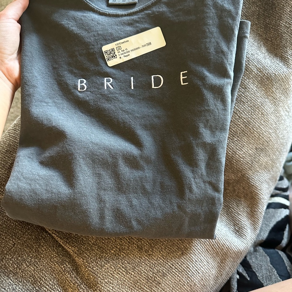 Comfort Colors Charcoal 'Bride' Tee
